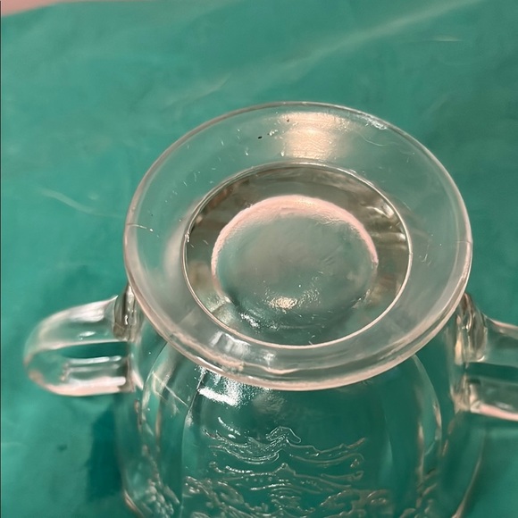 Vintage Pressed Clear Depression Glass Nut Bowl/Candy Dish with Lid - Picture 4 of 5